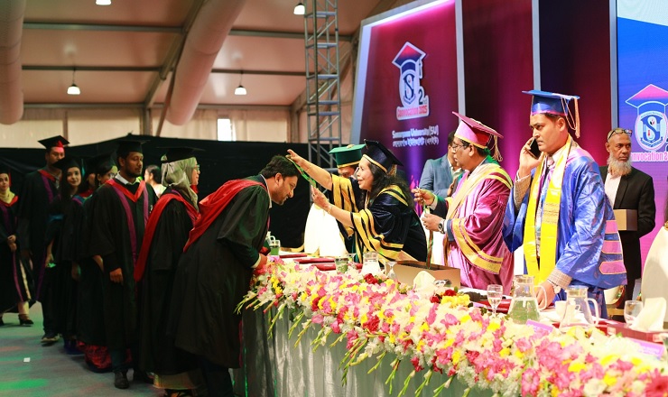সোনারগাঁও ইউনিভার্সিটির দ্বিতীয় সমাবর্তন অনুষ্ঠিত